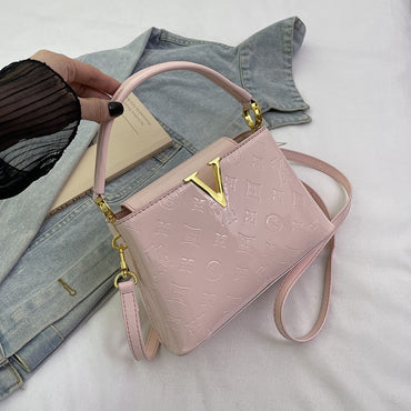 Luxury 2025 Patent Leather Bucket Bag for Women Large Capacity Tote Work Commuter Bag Chic Shoulder Crossbody Purse