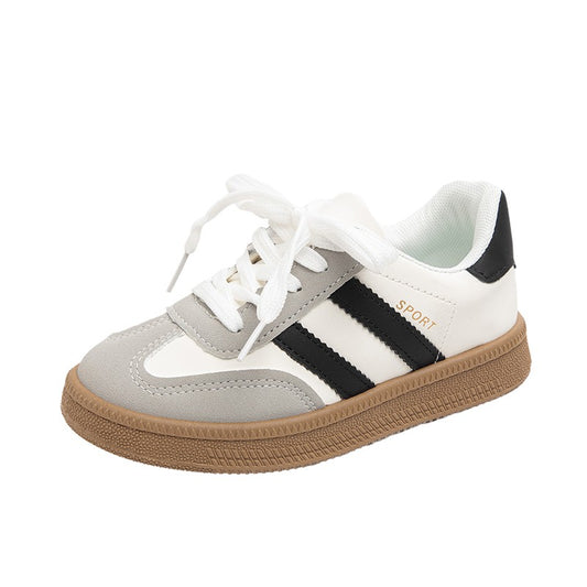 Children's Board Shoes Boys Sneakers 3-18 Years Old Khaki Boys Girls Single Shoes Four Seasons Non-slip Kids De Training Shoes