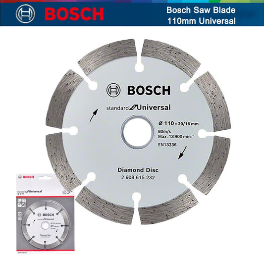 Bosch Universal Segmented Saw Blade Grinding Wheel Blade Marble Saw Diamond Disc 110mm Diameter For Concrete Bricks Stones