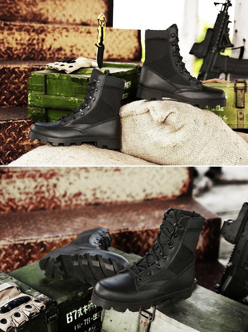 2024 Autumn and Winter Wolf Men's Hight-Top Desert Fans Delta Boots