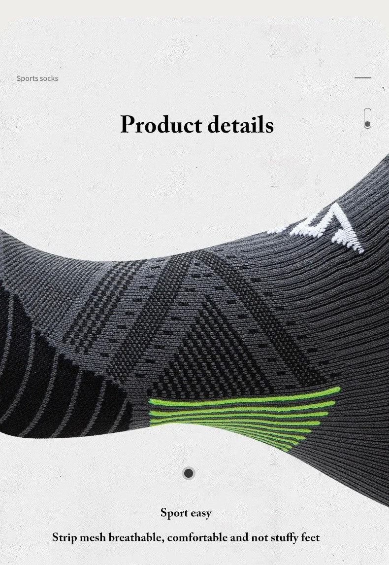 4pairs/Lot Woman Men's Socks Compression Breathable Basketball Sports Cycling Running Towel Socks High Elastic Tube Socks