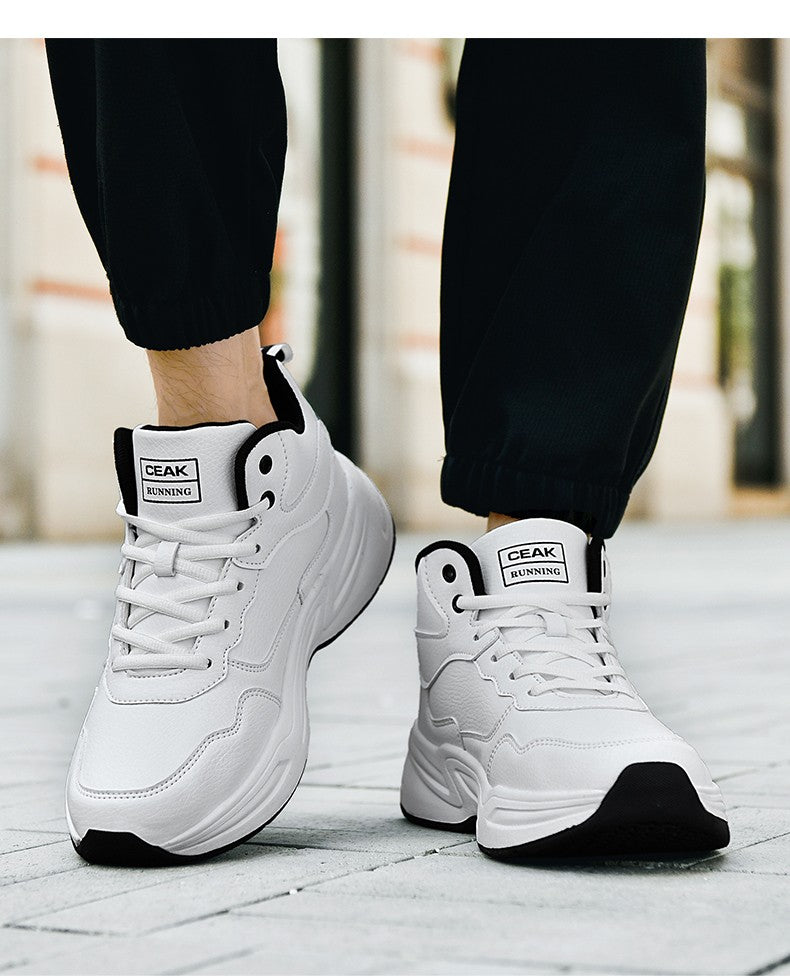 Men's high quality plus size casual sneakers Four seasons soft sole outdoor breathable running shoes students light sports shoes