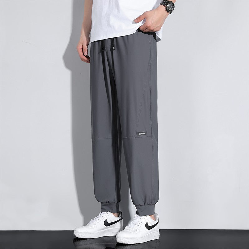 Men Summer Sweatpants Plus Size 8XL 9XL 10XL High Elastic Gym Joggers Large Size Quick Drying Running Fitness Pants Men Clothing