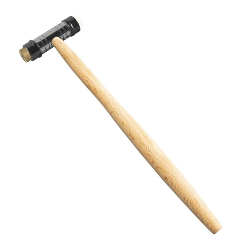 Martelo de Cabeça Dupla Multiuso Q84D Ajustável Adequado para Afinação de Instrumentos, Artesanato e Reparo com Cabo Confortável