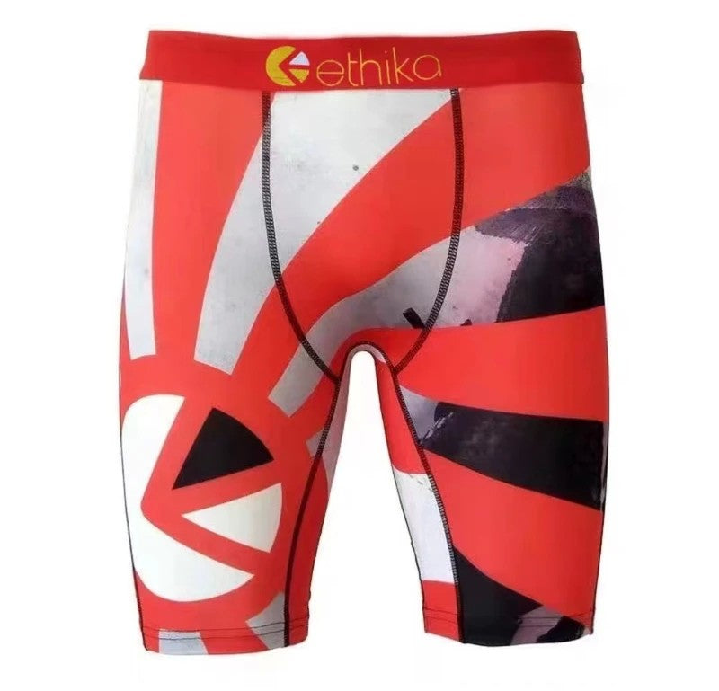 ETHIKA Sexy Fashion Print Men Underwear Boxer Cueca Male Panties Lingerie Man Underpants Panty Boxers Briefs Mens Shorts S-XXXL
