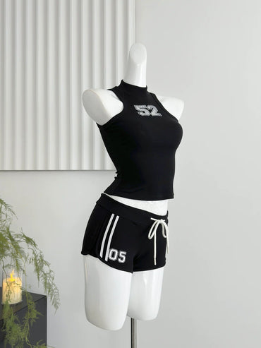 ??Sweet Cool Swimsuit Bikini Set Sporty Girl Sport Swimwear Seamless ??Sheer Sexy? Push Up Beach Resort Slim Elastic Swim Set??