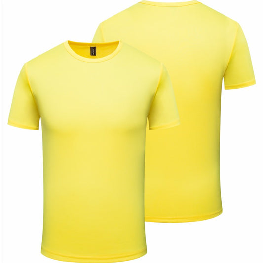 Quick-drying T-shirt Custom Logo Breathable Sports Top Embroidery Personalized Logo Team Activity T-shirt Print Pattern 2025