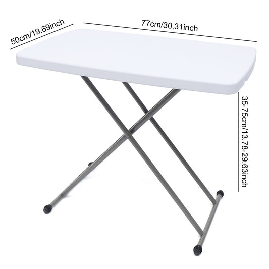 Portable Folding Table?Adjustable Height and Foldable Design Table,HDPE and steel Material,High Stability Table