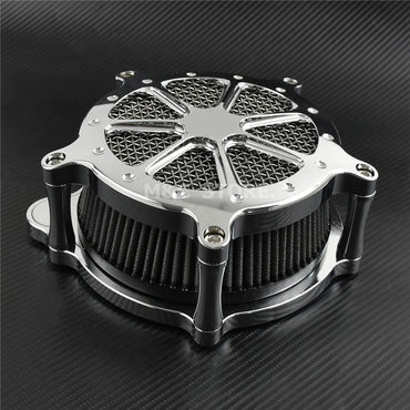 Motorcycle All Chrome Air Cleaner Air Filter System For Harley XL Sportster 04-22 Touring Road Glide 08-16 Dyna Softail Fat Boy