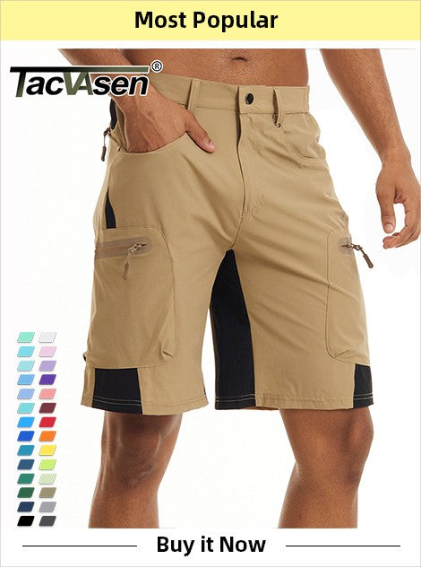 TACVASEN Outdoor Pants Men Quick Dry Straight Running Hiking Pants Elastic Lightweight Yoga Fitness Exercise Sweatpants Joggers