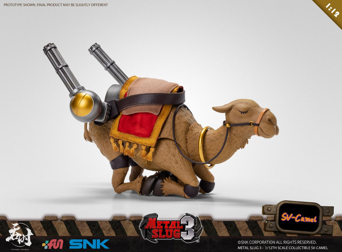 Em Estoque Tunshi Studio 1/12 Metal Slug 3 Camel Chariot TS-014 Montaria Figura Modelo Ornamento Brinquedo Colecionável Presente