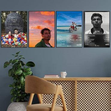 Rapper G-Georgio Poster Gallery Prints Self Adhesive Home Decor Decoration Wall Decals Living Room Sticker