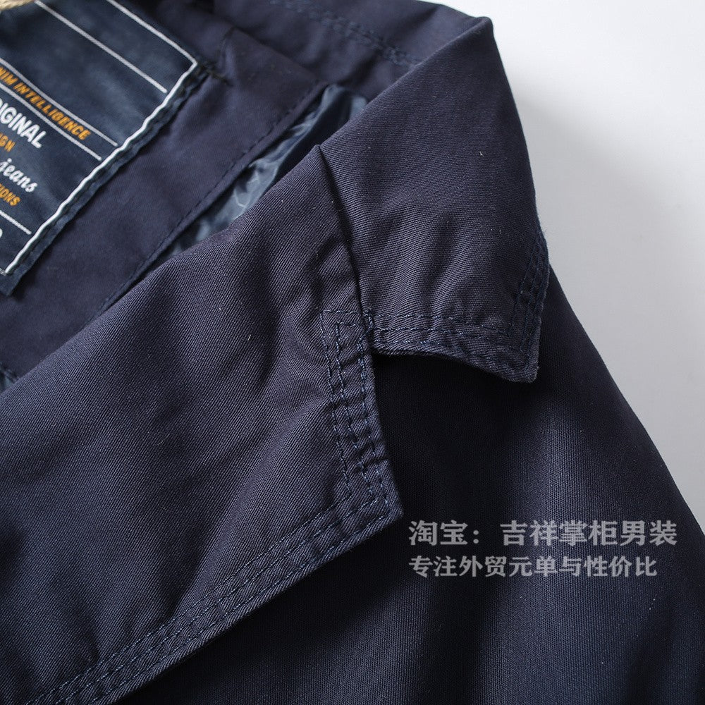 Turkey High Quality 100% Cotton Yarn Washed Breathable Autumn Men's Casual Blazer Suit Light Versatile Suit Coats Citboys Cool