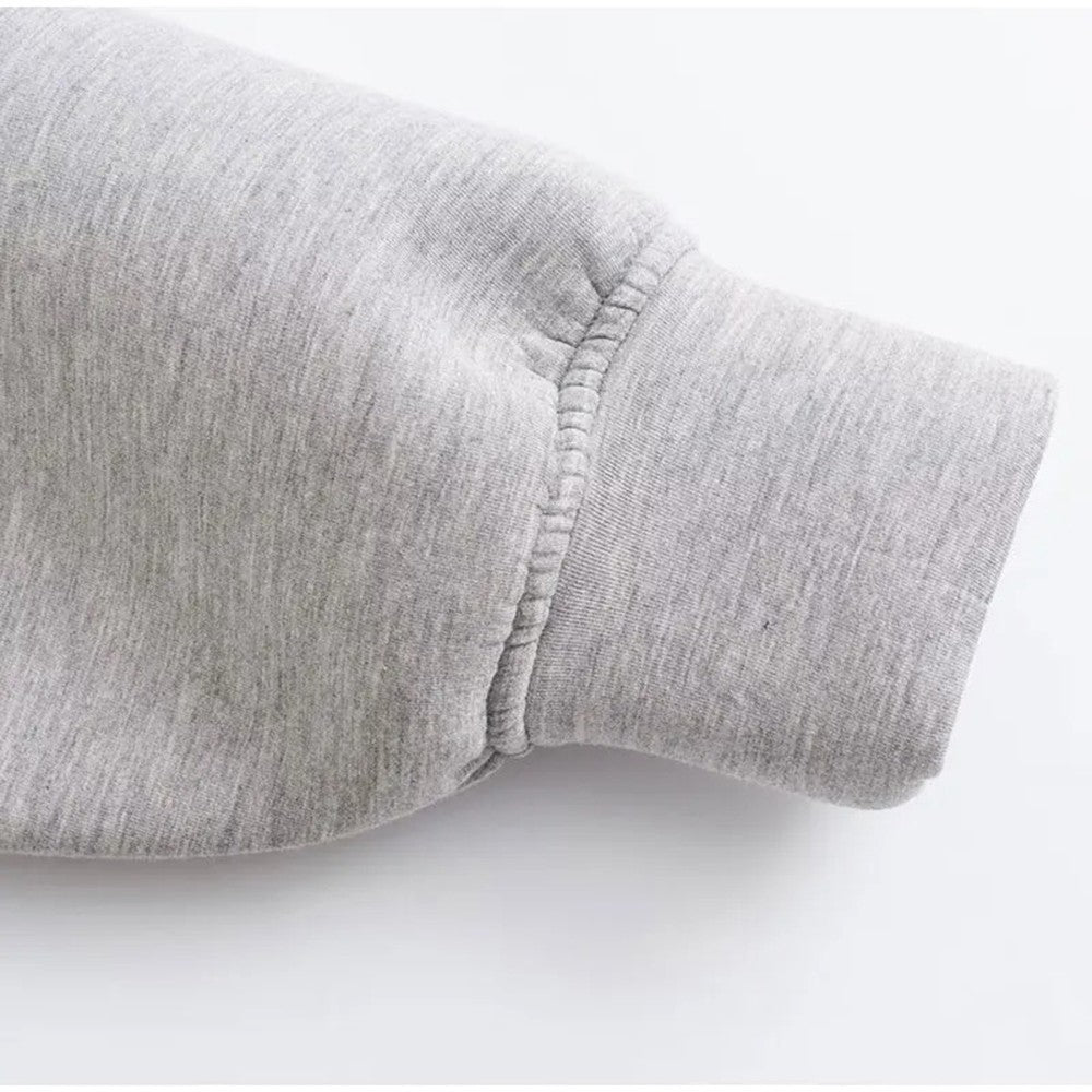 Women's Versatile Hooded Zip Long Sleeve Loose Jacket Fashion Oversized Casual Top Sweatshirt Street Basic Sports Wear