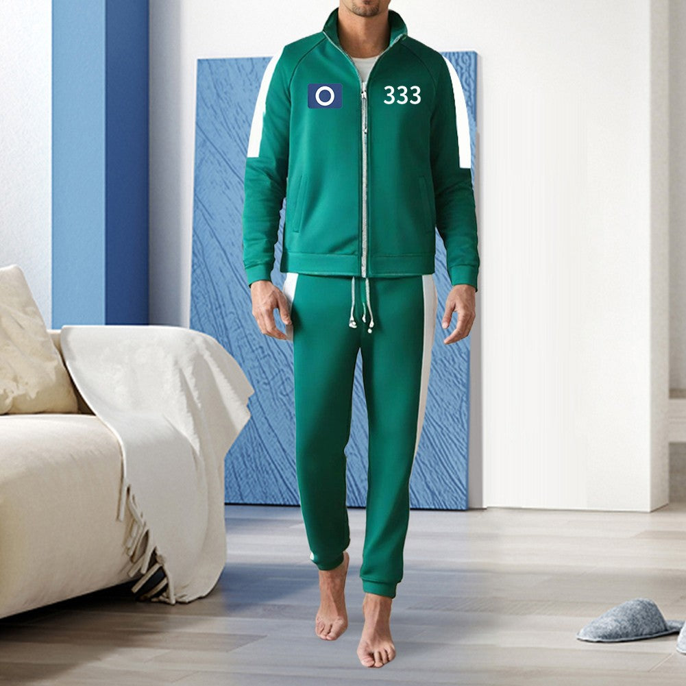 Calamari Game Cosplay Costume Player Number 001 230 333 456 TrackSuit Comfortable Breathable Outfits Adult Player Costume