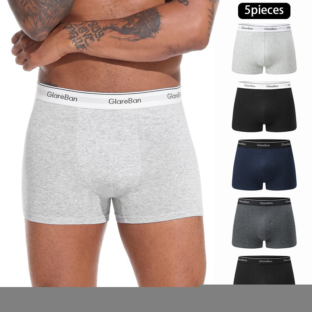 5pcs Pack Cotton Boxer Men Underwear Male Brand Panties And Underpants For Homme Luxury Set Shorts Box Slips Brand Briefs