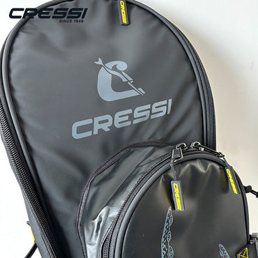 Cressi Fishing Freediving Fin Bag Backpack for Spearfishing Equipment Waterproof Scuba Long Blade Piovra