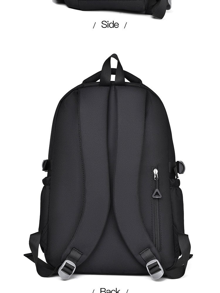 Mochila Multi-camadas Impermeável e Estilosa Oxford de Grande Capacidade Simples para Estudantes, Viajantes e Uso Diário