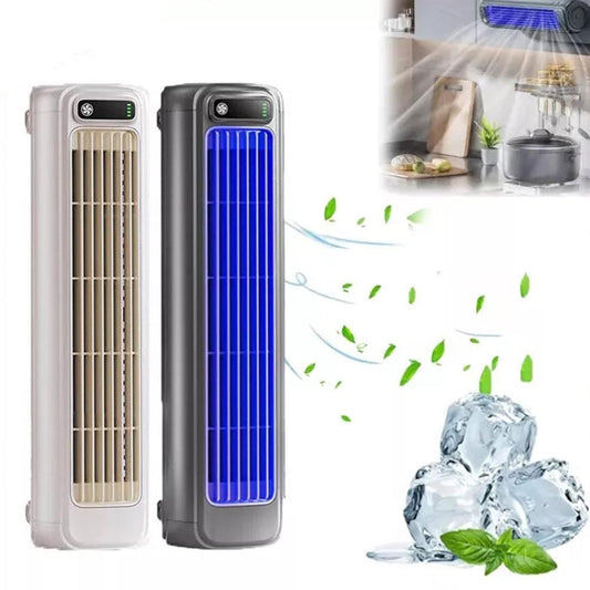 Ventilador de parede, de 3 velocidades, para cozinha de verão, portátil, resfriador, ventilador de ar condicionado ultra, montado, refrigerador silencioso