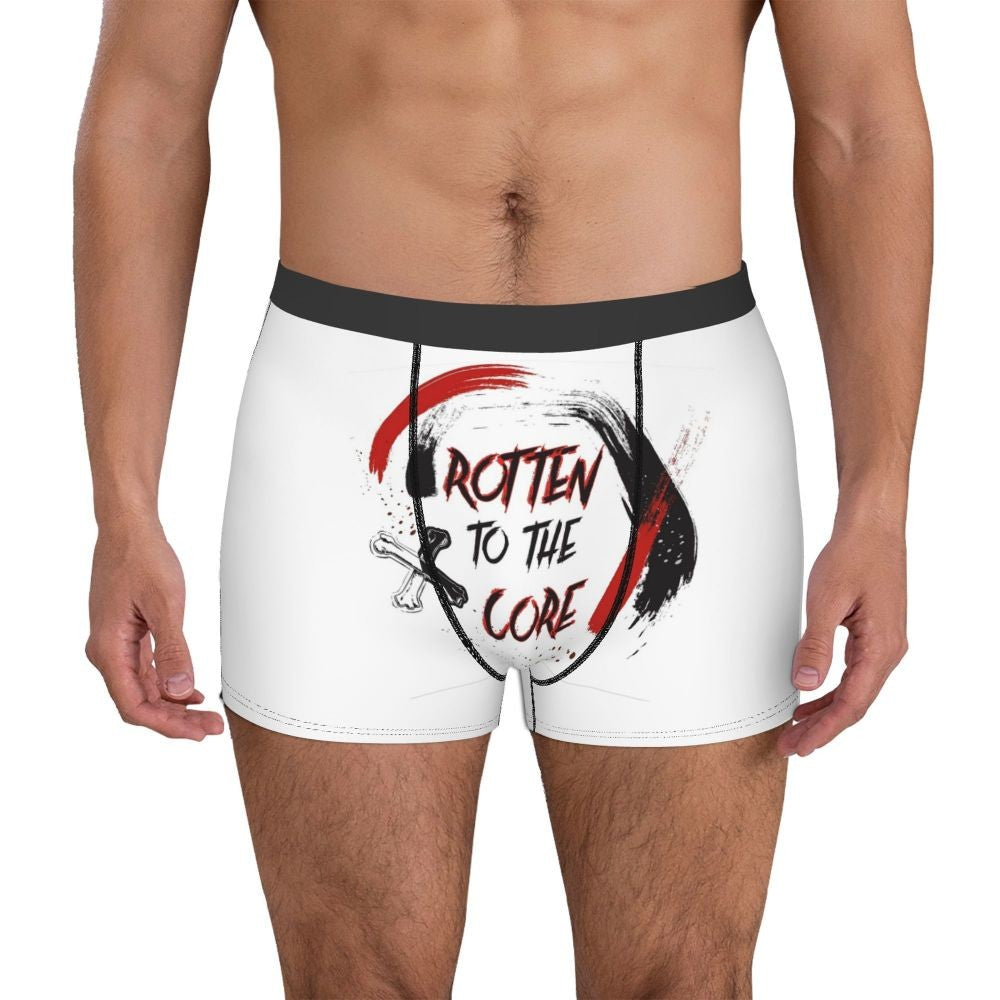 Boxer Underpants Shorts Descendants Vk Grunge Aesthetic - Carlos De Vil Panties Men's Breathable Underwear for Homme Man Gift