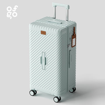 Ofgo Suitcase 20-30 Inches | Cup Holder/Waterproof Pc Suitcase Large Capacity Spinner Suitcase Tsa Travel Trolley Case With Lock