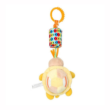 Baby Hanging Rattle Toys Sensory Soft Learning Toy Cartoon Animal Stuffed Bed Bell Toy Infant Development Handle Toy 0-24 Months