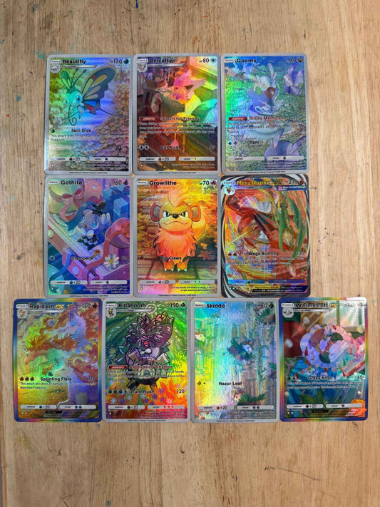Diy Pokemon ptcg Pocket Self Control Collect Signature Trading Flash Card Anime Cartoon Christmas Diy Gift