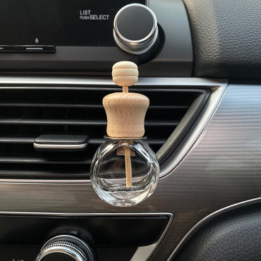 1PCS Car Hanging Glass Bottle Air Freshener Empty Bottle Aromatherapy Pendant Diffuser Car Decoration Aromatherapy Ornament