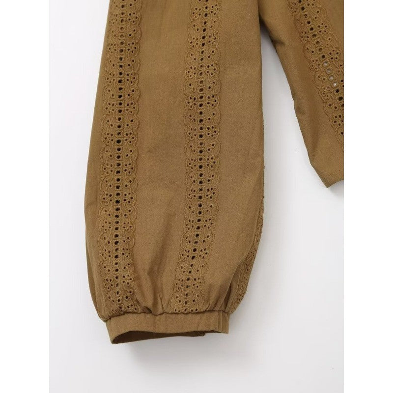 Embroidery Blouses For Lady Y2K Tops Harajuku Fashion Vintage Blouse Elegant Women's Luxury Blouses Long Sleeve Shirt