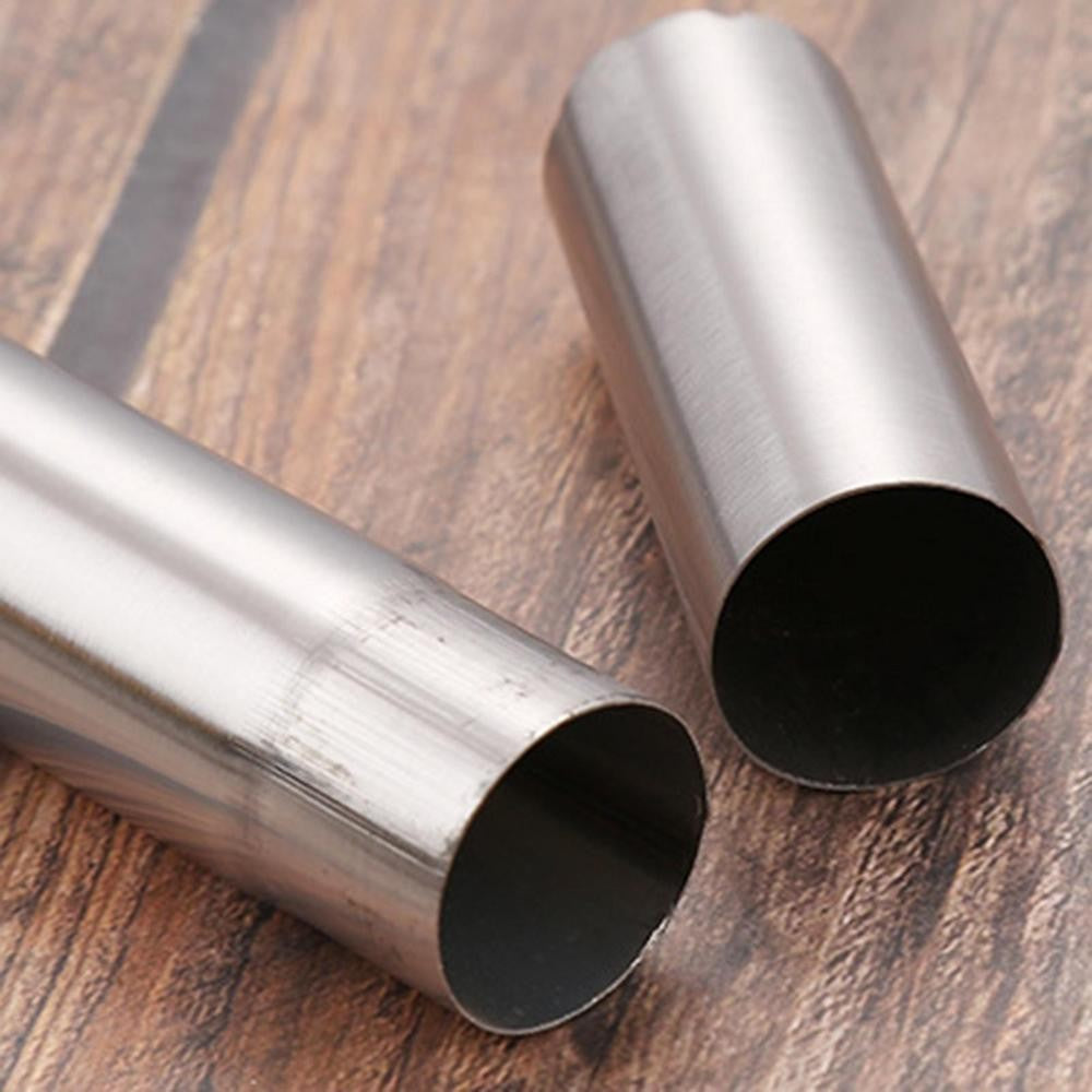 Stainless Steel Barbecue Skewer Storage Tube Charcoal Grill Skewer Flat BBQ Fork Kitchen Outdoor Camping Accessories Utensils