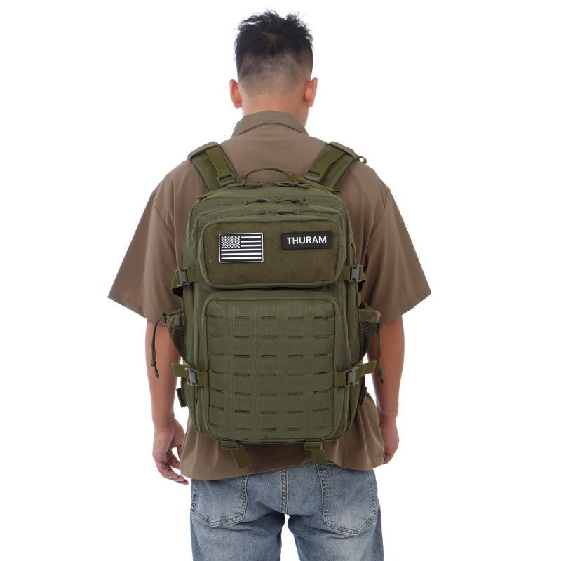 Mochila Tática 25L/50L Caça MOLLE Bolsa GYM Para Homens EDC Caminhada Ao Ar Livre Com 2 Porta-Garrafas