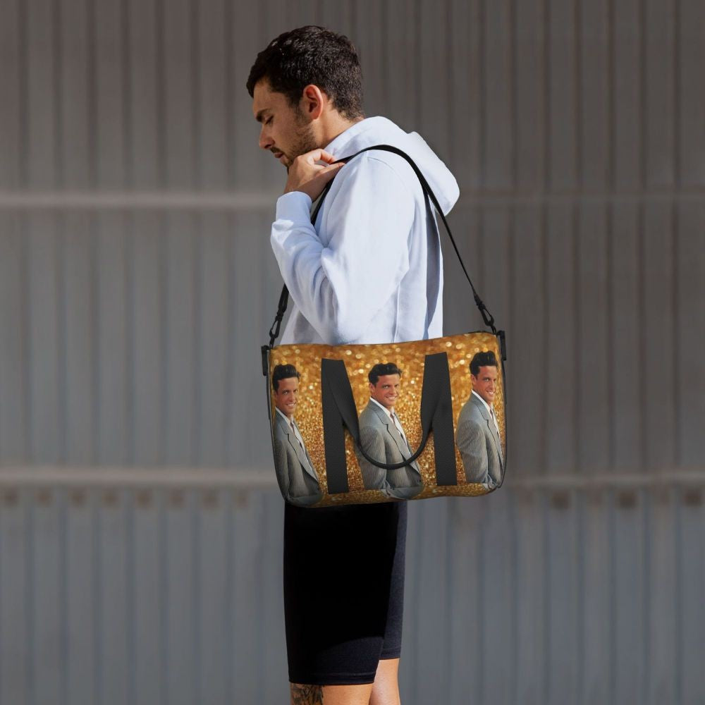 El Sol De Mexico Luis Miguel Beach Travel Bag Large Capacity Tote Bags for Gym Sport Women Shopping Duffle Shoulder Bag