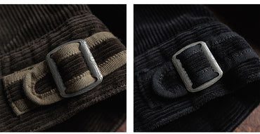 Rugged Bronson Thickened Heavy Corduroy Coat Cossack Short Jacket Fleece Liner Jacket Cool