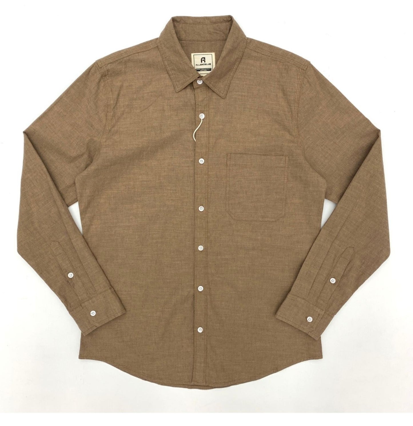 Sold Color Mens Cotton Linen Shirts Harajuku Casual Simple Comfortable Long Sleeve Loose Buttons Blouses Shirt With Chest Pocket