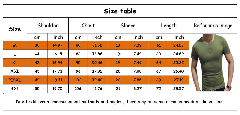 7 Colors Slim Man's T-shirt Short Sleeve Streetwear Gym Clothing Tee Top Plain Running Shirt Camiseta Masculina Tee Shirt Homme