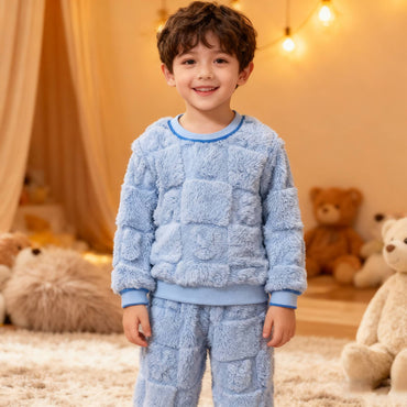 Children's Pajama Sets Tops + Pants 2Pcs Kids Pajamas Winter Girl Clothing Sets Comfortable Children Clothes Boys Sleepwear
