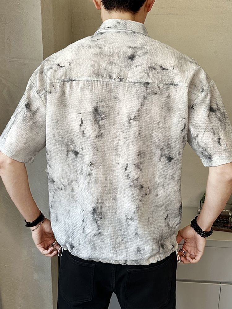 2025 High-end New Short-sleeved Men's Shirt Summer Fashion Trendy Brand Half-sleeved Thin Loose Casual Trend