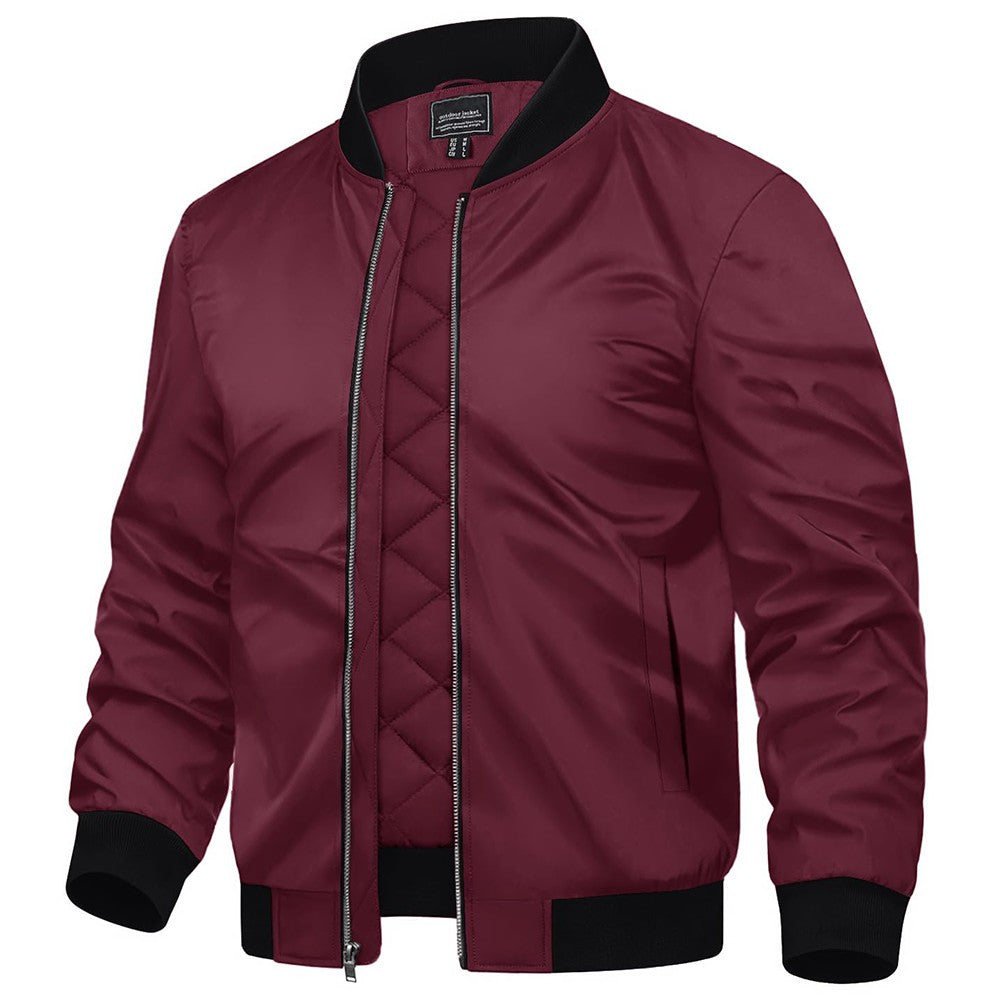 TACVASEN Winter Bomber Jackets Mens Padding Thick Warm Pilot Jacket Outdoor Windproof Waterproof Hiking jacket Windbreaker