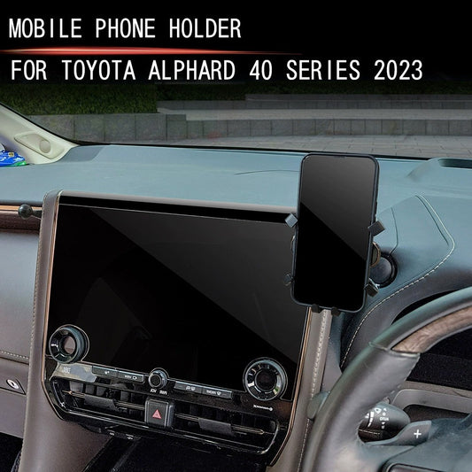 Ror 2023 TOYOTAALPHARDVELLFIRE 40 SERIES Mobile phone holder for right-hand drive only storage box behind the screen
