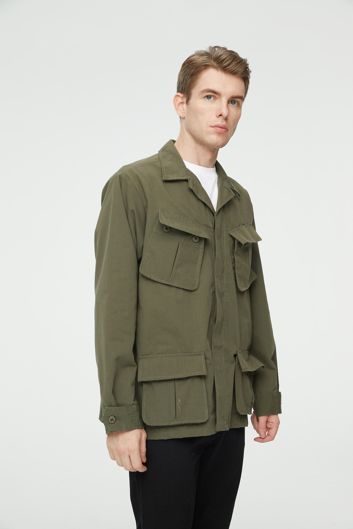 Og 107 ripstop slant pocket jungle fatigue m65 field women m43 Cargo m51 air force army coat cotton utility Bdu jacket for men