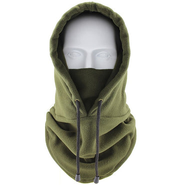 Plush Fleece Balaclava Hat Winter Ski Windproof Cap Thicken Warm Outdoor Cycling Caps for Men Women Hood Beanie
