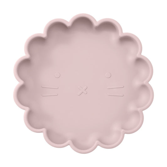 1PC Silicone Baby Dishes Cartoon Lion Shape Baby Plate BPA Free Baby Tableware Feeding Training Baby Stuff Non-Slip Lunch Box