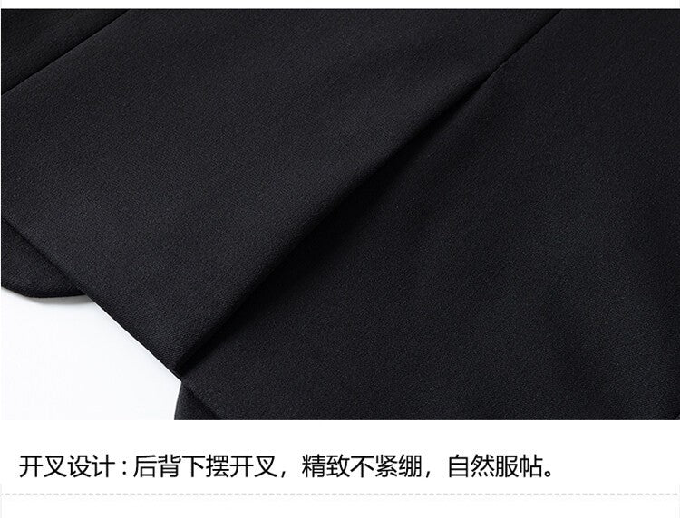 2025 High quality business casual (suit + trousers) Stylish and handsome stylish banquet two-piece set