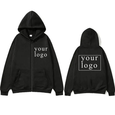 Chain Hooded Cardigan Unisex Custom Logo Y2K Goth Fashion Open Front Jacket For Men And Women