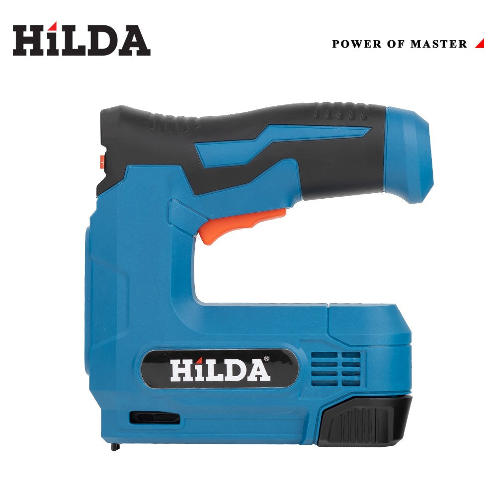 HILDA USBElectric 2 em 1 pistola de pregos a ar móveis pistola pneumática grampeador de moldura de madeira ferramenta pneumática ferramentas elétricas com 2000 unidades de grampos