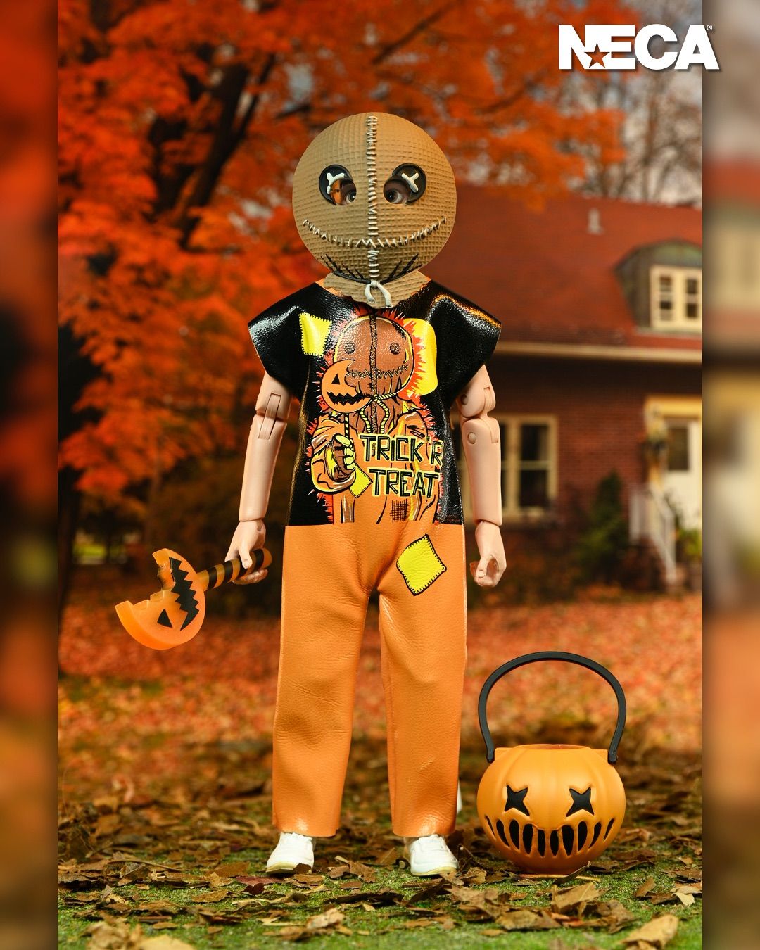 NECA Ben Cooper Costume Kids Costumed Action Figures Count Orlok Captain Spaulding Trick 'R Treat Sam John Carver Krampus