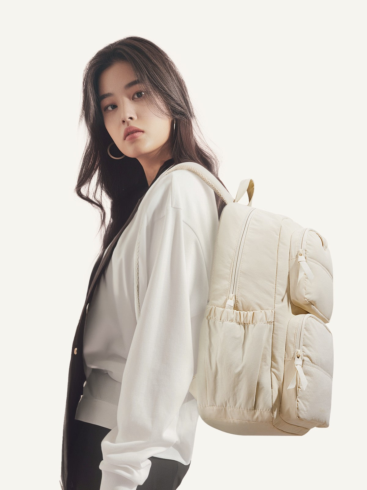 BAGSMART Laptop Backpack Large Capacity Women Casual Travel Bag College School Backpack For Boys Girls