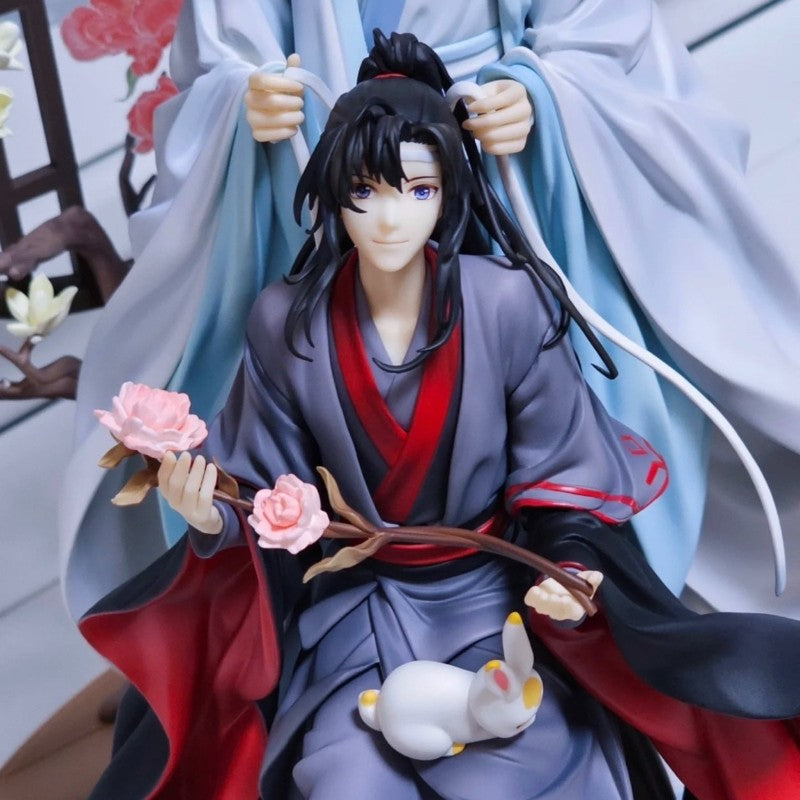 Genuine Mo Dao Zu Shi Wei Wuxian & Lan Wangji Pledge of The Peony Ver. Anime Figure Grandmaster of Demonic Cultivation Model