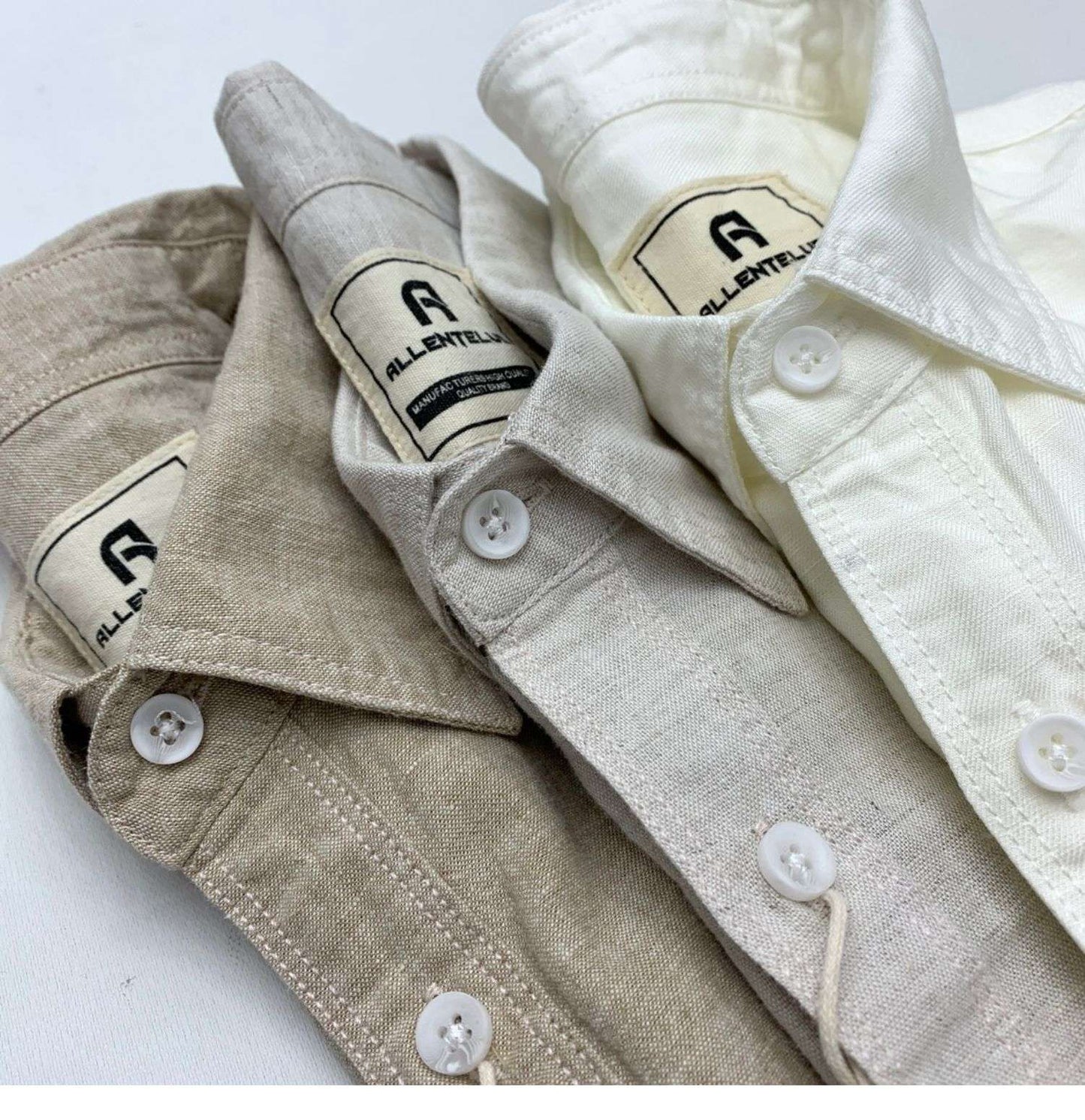 Sold Color Mens Cotton Linen Shirts Harajuku Casual Simple Comfortable Long Sleeve Loose Buttons Blouses Shirt With Chest Pocket