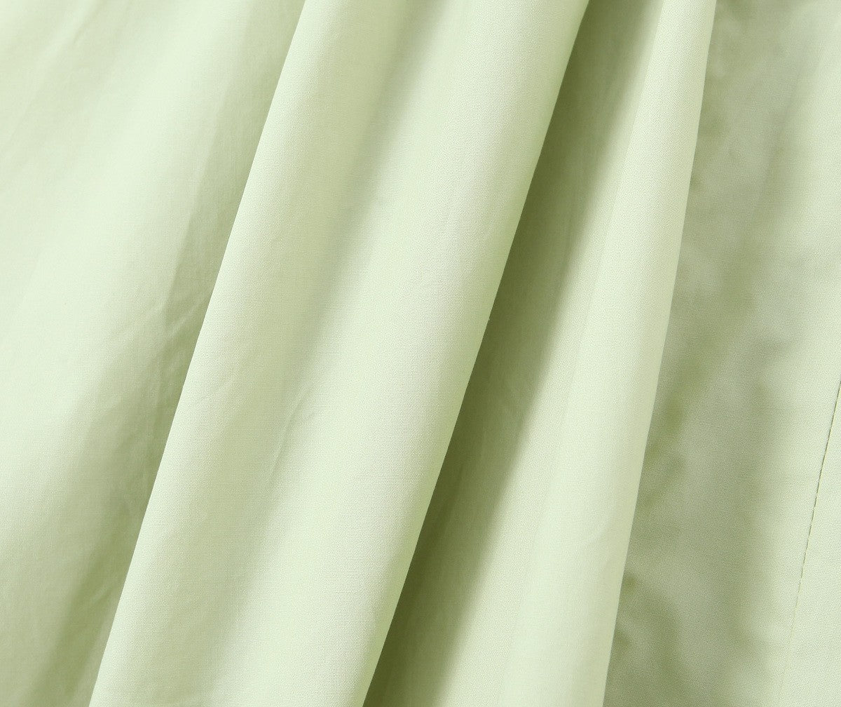 YENKYE Sexy Backless Green Elegant Halter Dress For Women Low Waist A-line Midi